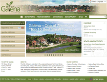 Tablet Screenshot of cityofgalena.org